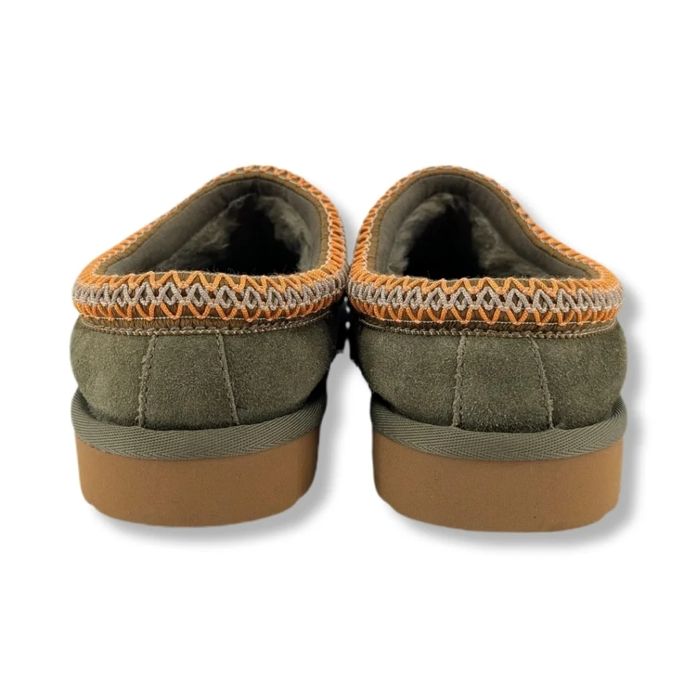 UGG Olive Green Tasman II Cozy Slippers